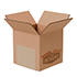 4''x4''x4'' Corrugated Cube Shipping Boxes