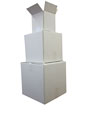 10''x10''x10'' WHITE Corrugated Shipping Boxes